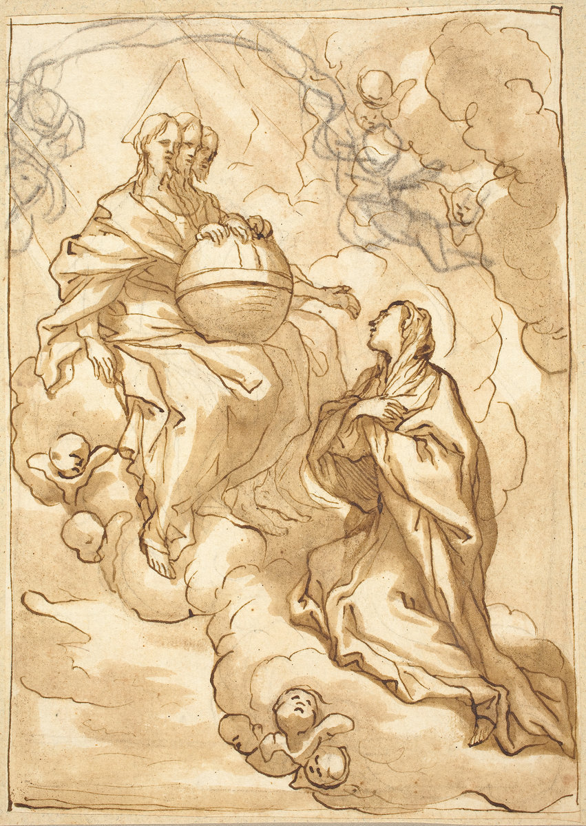 Domenico piola i the trinity 1627 nga